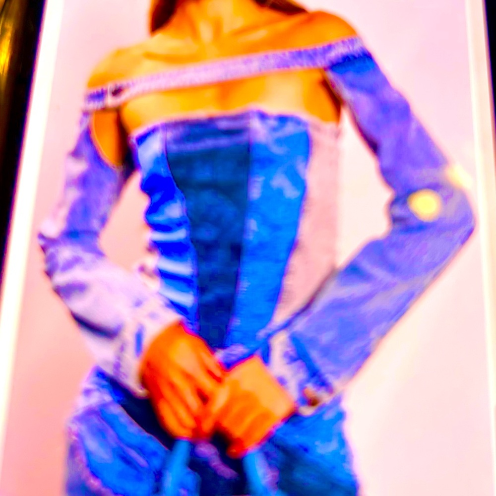 Denim Jacket with just the sleeves